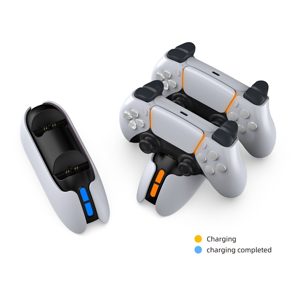 PS5 Controller /Dual Charger P5 Controller แท่นชาร์จพร้อมแสง P5 Controller Contact Charger