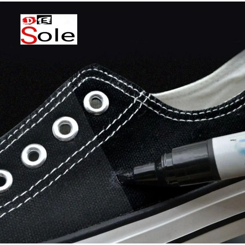 ออกใบกำกับภาษีได้ ปากกาแก้พื้นโฟมเหลือง DE Sole SHOE MAKER ปากกาแต้มรองเท้า ปากกาแก้พื้นโฟมเหลือง Sneaker care