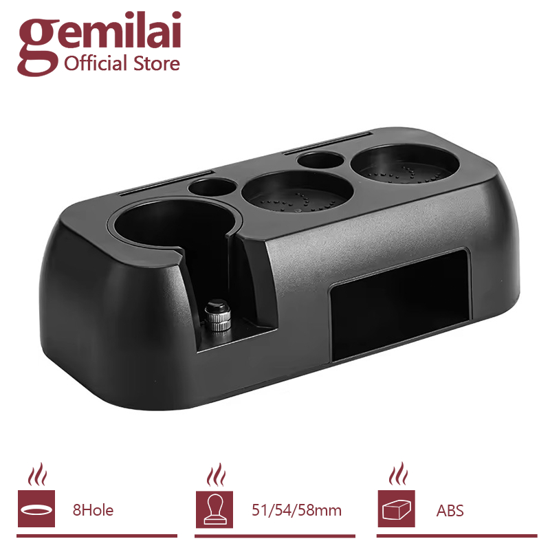 51/54/58 มม.เครื่องมือบาริสต้า ABS มัลติฟังก์ชั่กาแฟ Tamping Station Non-SLIP Coffee จำหน่าย Tamper WDT เครื่องมือ Puck