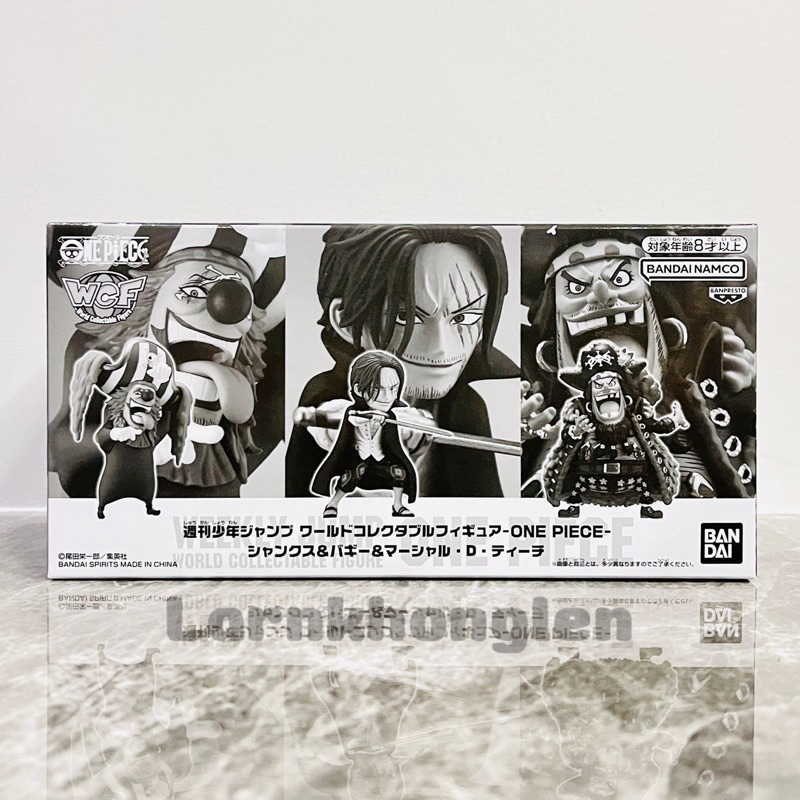 พร้อมส่ง(ของแท้ Lot.jp )WCF One Piece Jump Buggy Shanks Blackbeard จั้มป์ วันพีช - บากี้ แชงค์ หนวดดำ