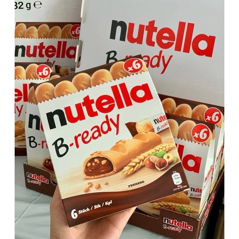 Nutelle B-ready นูเทลลา บีเรดดี้ ขนาด6ชิ้น