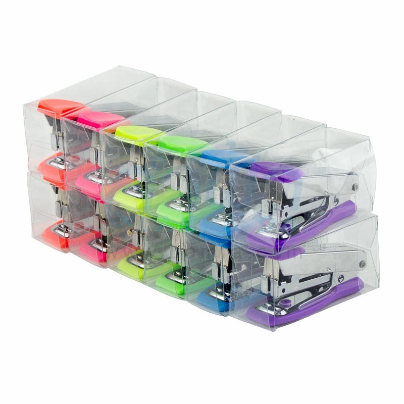 ที่เย็บกระดาษ MTEC T-10 mini (12 อัน คละสี )