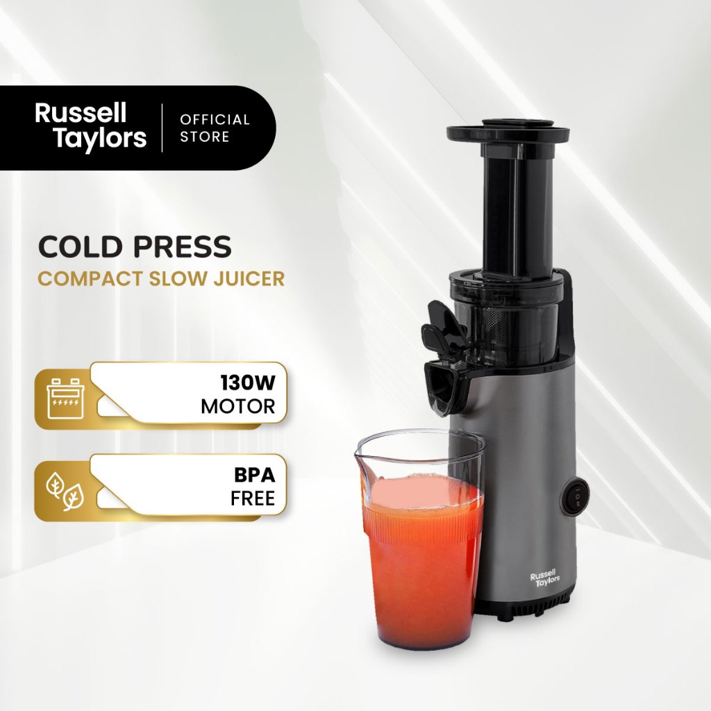Russell Taylors เครื่องสกัดน้ำผลไม้แยกกาก  เครื่องสกัดเย็นคั้นน้ำผลไม้ Cold Press Slow Juicer SJ1