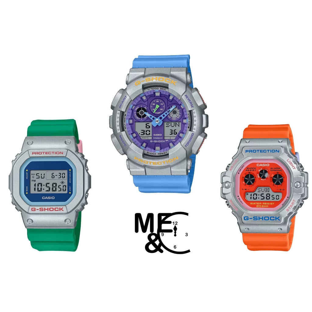 CASIO G-SHOCK GA-100EU-8A2/DW-5600EU-8A3/DW-5900EU-8A4 ของแท้ ประกันศูนย์ CMG