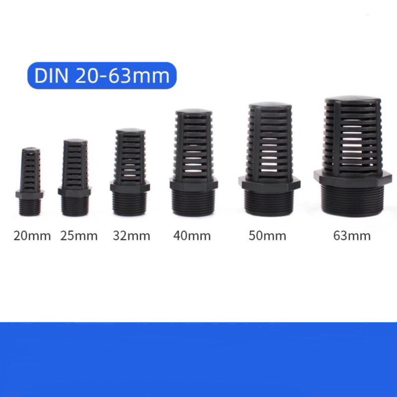 ตะแกรงกั้นปลายท่อแบบเกลียวและแบบสอด Flowcolour Thread and Spigot Screen 20 - 50 mm