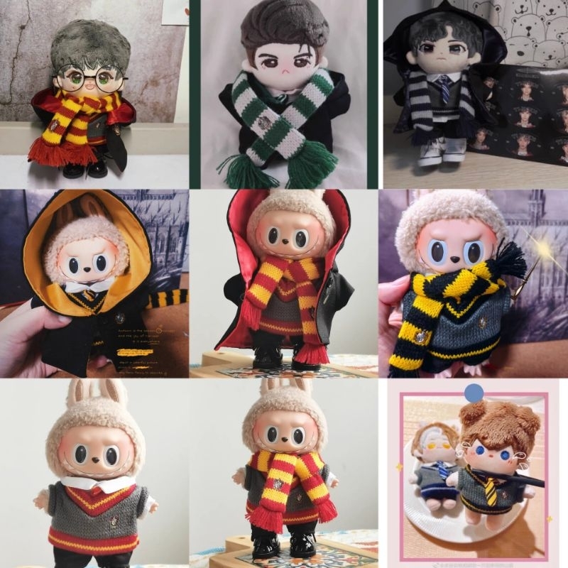 พรีออเดอร์ 🎀 ชุด Harry Potter แฮรี่พอตเตอร์ เวอร์ 4 ขนาด 10,15,20cm labubu รุ่นพวงกุญแจ​