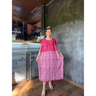 ชุดนอน คอกลมแขนระบาย อก 46“ และ 50“ เลือกลายไม่ได้