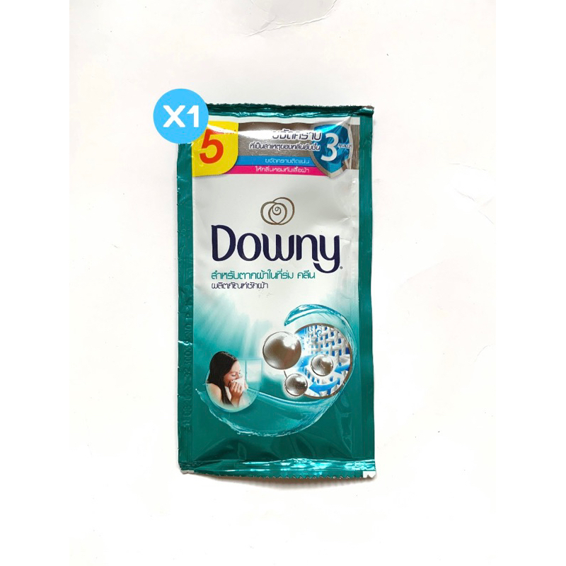 Downy ดาวน์นี่ น้ำยาซักผ้า สำหรับตากผ้าในร่ม คลีน แบบซอง 29 มล.
