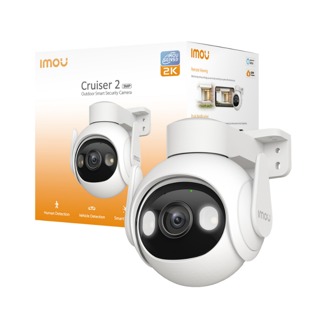 IMOU กล้องวงจรปิด ภายนอก รุ่น Cruiser 2 5MP ภาพสี 24ช.ม. ระบบติดตามอัจฉริยะ พูดคุยโต้ตอบ ไซเรน ประกัน 2 ปี