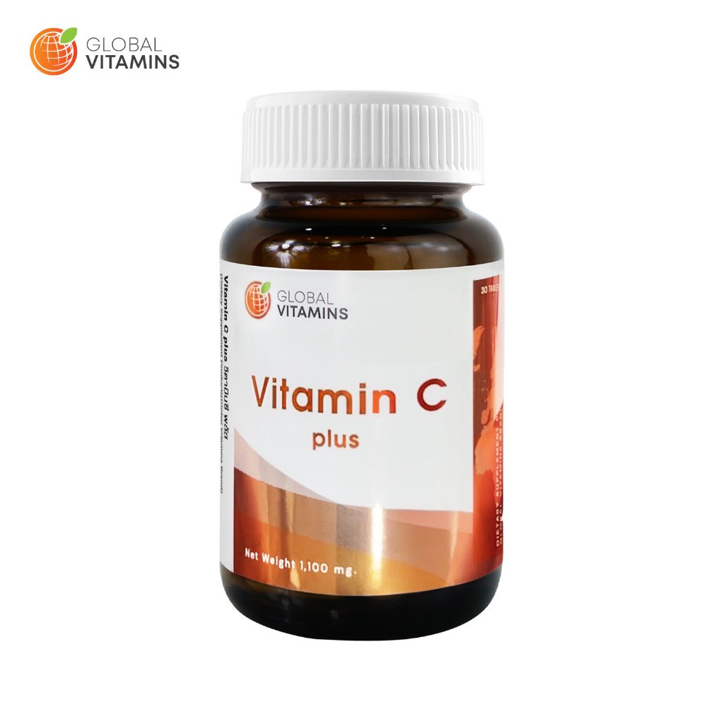 วิตามินซี อี พลัส ซิงค์ x 1 ขวด Vitamin C plus Zinc โกลบอลวิตามิน Global Vitamins วิตามินซี จาก สารสกัดธรรมชาติ 1000 มก.