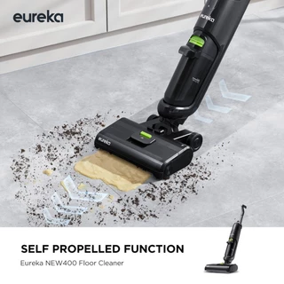 𝗔𝗨𝗧𝗢𝗕𝗢𝗧 x Eureka New 400 เครื่องล้างพื้น เครื่องดูดฝุ่น ไร้สาย ดูดน้ำ ขัดถูพื้น ใส่น้ำยาได้