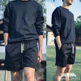 กางเกงขาสั้นผู้ชาย เอวยืด สไตล์ญี่ปุ่น 16 นิ้ว เหนือเข่า เบาสบาย SHWING RELAXED SHORTS ใส่สบาย