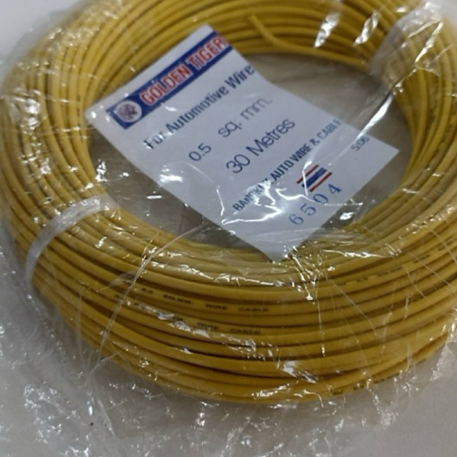 [สายเต็ม] สายไฟรถยนต์ 6.0 sqmm ยี่ห้อ GoldenTiger สายไฟ ราคา ถูกที่สุด ดีลบีเคเค แกลเลอรีภาพที่ 3