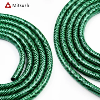 Mitsushi สายยางสีเขียว1/2 สายยาง รดน้ำต้นไม้ 2/5/10/15เมตร เนื้อหนา นิ่ม เด้ง อย่างดี สายสวน