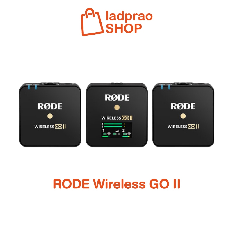 RODE Wireless GO II ไมค์ไร้สาย (รับประกันศูนย์ไทย 1 ปี)