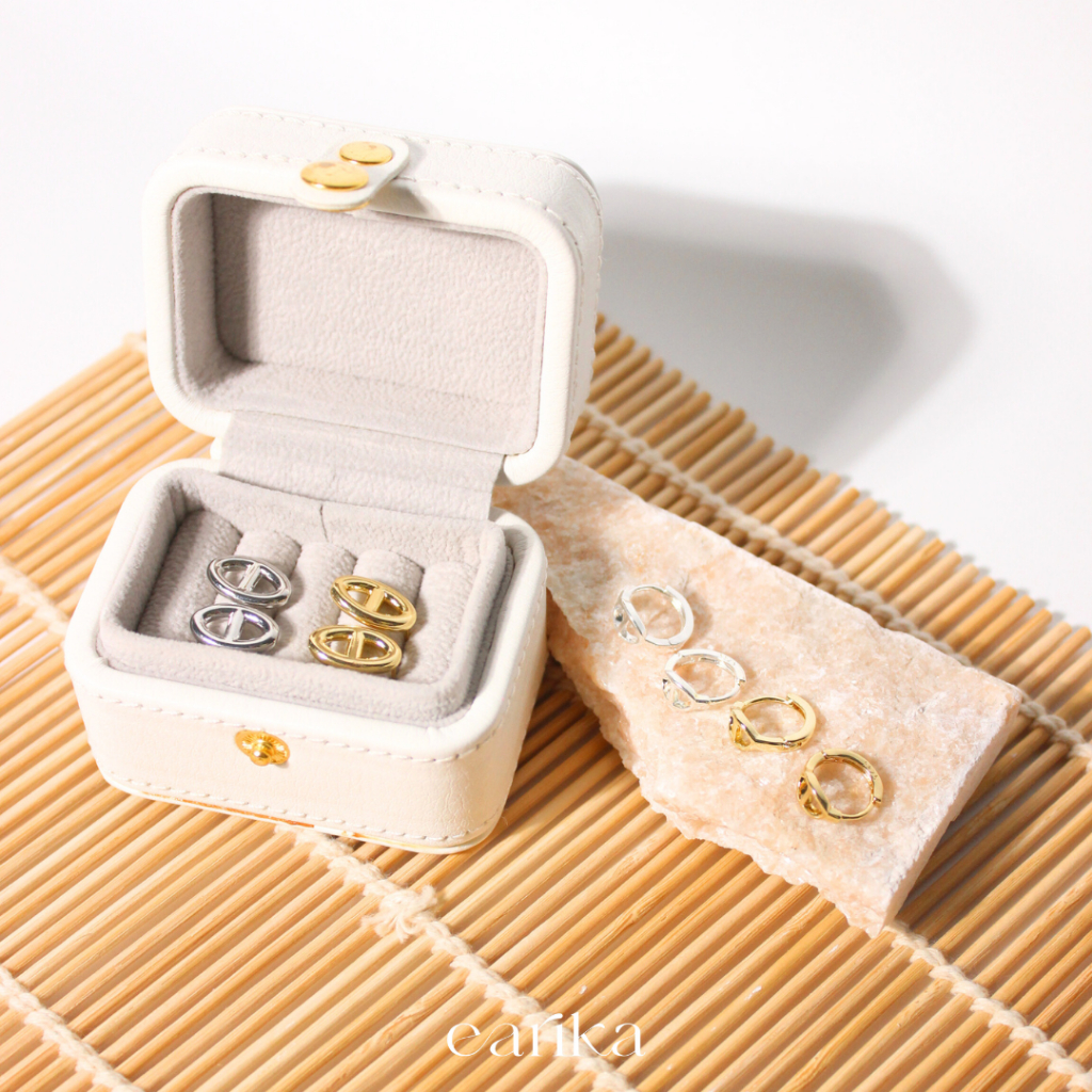 earika.earrings - piggy collection ต่างหูรูปจมูกน้องหมู ผิวแพ้ง่ายใส่ได้