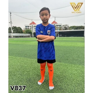 ถุงเท้าฟุตบอล เด็ก ยาวถึงหัวเข่า Victory Junior Calf Cramp Socks / 9 สี