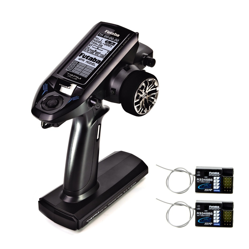 FUTABA 4PM Plus with R334SBS x 2 – Super Response Digital Proportional RC System