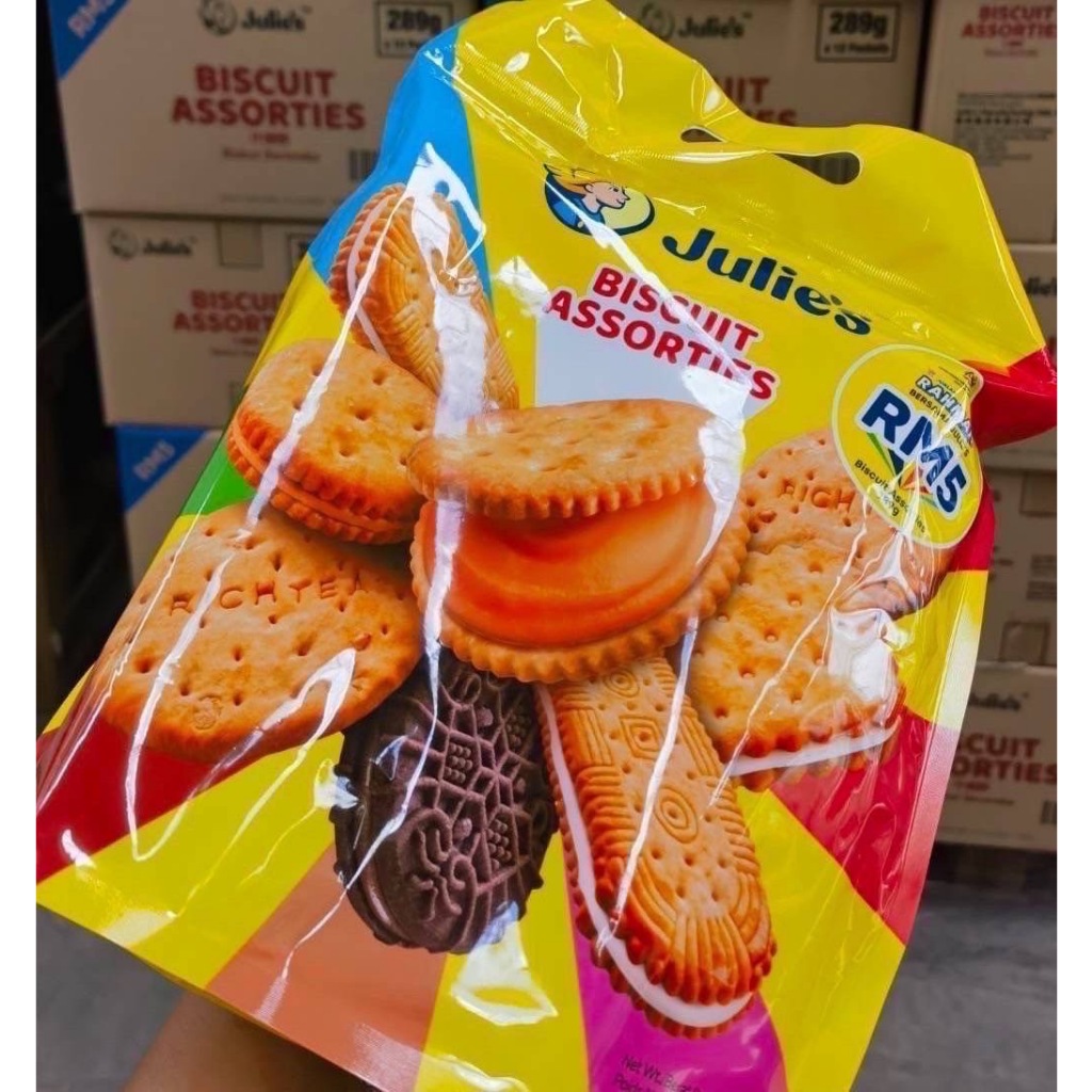 จูลี่ บิสกิต รวมรส ถุงใหญ่ 289 กรัม Julie's Biscuit Assorties