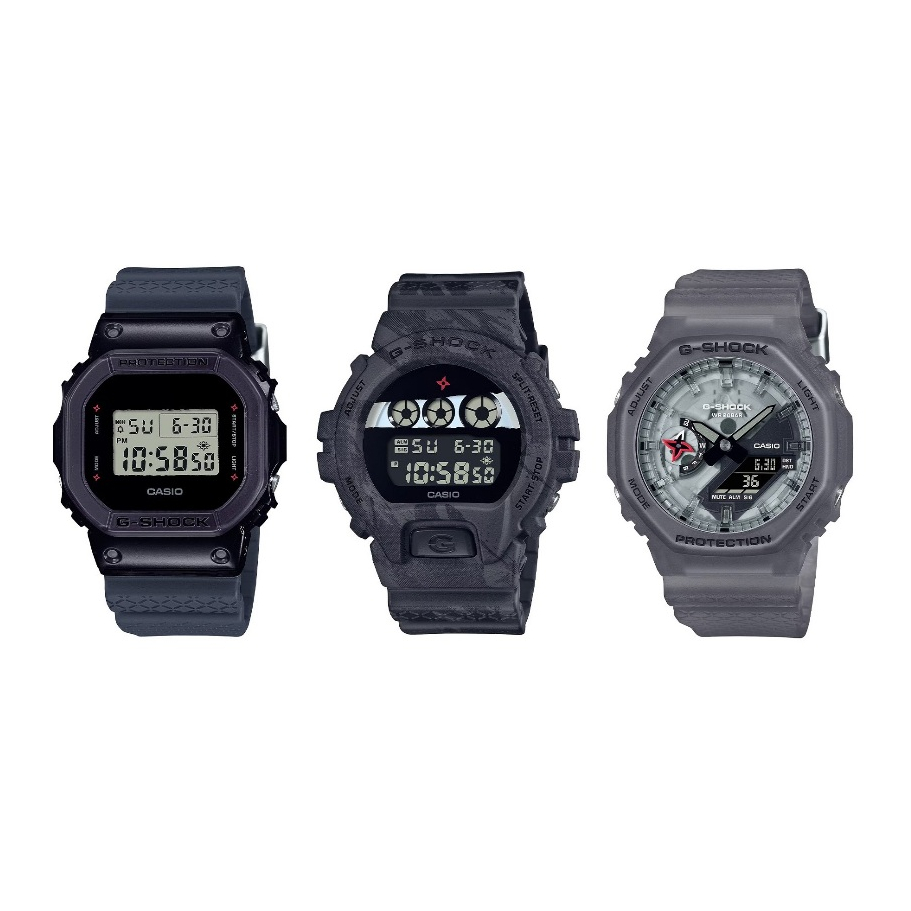 Casio G-Shock DW-6900NNJ-1,DW-5600NNJ-2,GA-2100NNJ-8A Limited NINJA series