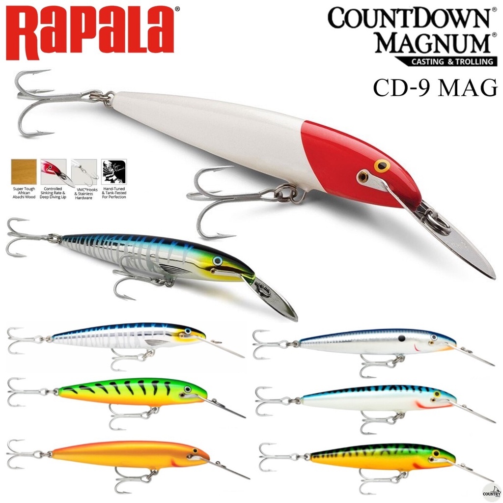 เหยื่อปลอม RAPALA CD-MAG 9cm / 17g