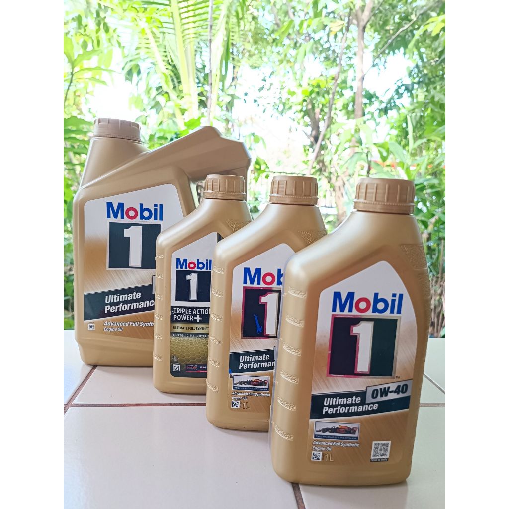น้ำมันเครื่องยนต์เบนซิน Mobil1 0W-40  โมบิลวัน สังเคราะห์แท้