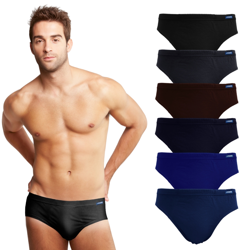 J.Press กางเกงในชาย ขอบนุ่มหุ้มผ้า เจเพรส รุ่น1403 บรรจุ 1 ตัว/แพ็ค (มีให้เลือก 7 สี)