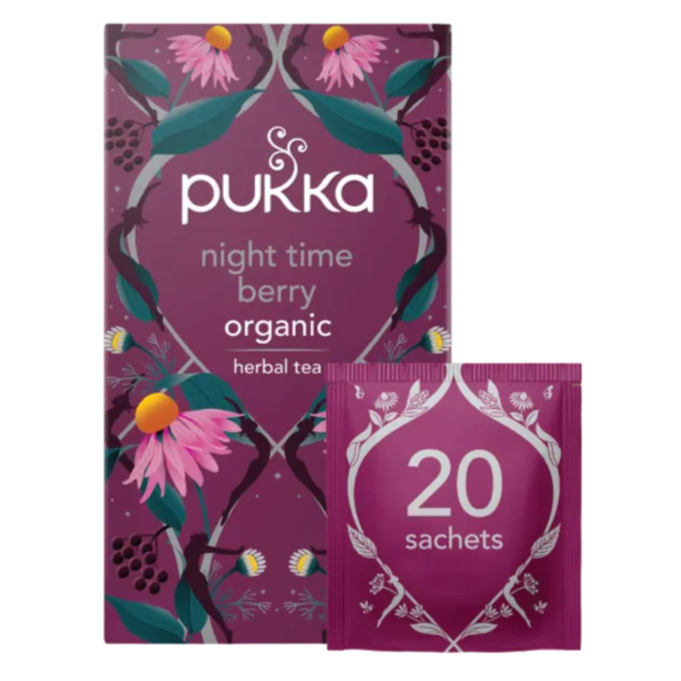 Pukka night time berry 20 Tea bags - ชาพุกก้า ไนท์ทาม เบอร์รี่  20 ซอง