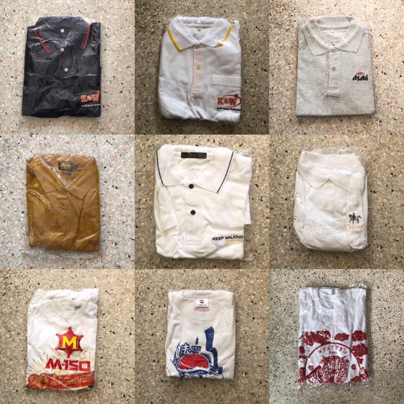 เสื้อโปโลคอปก และเสื้อยืดคอกลม (ของพรีเมียม) มีหลายแบบ