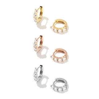 YVIS Fortune Hoop Earring (Stainless Steel)