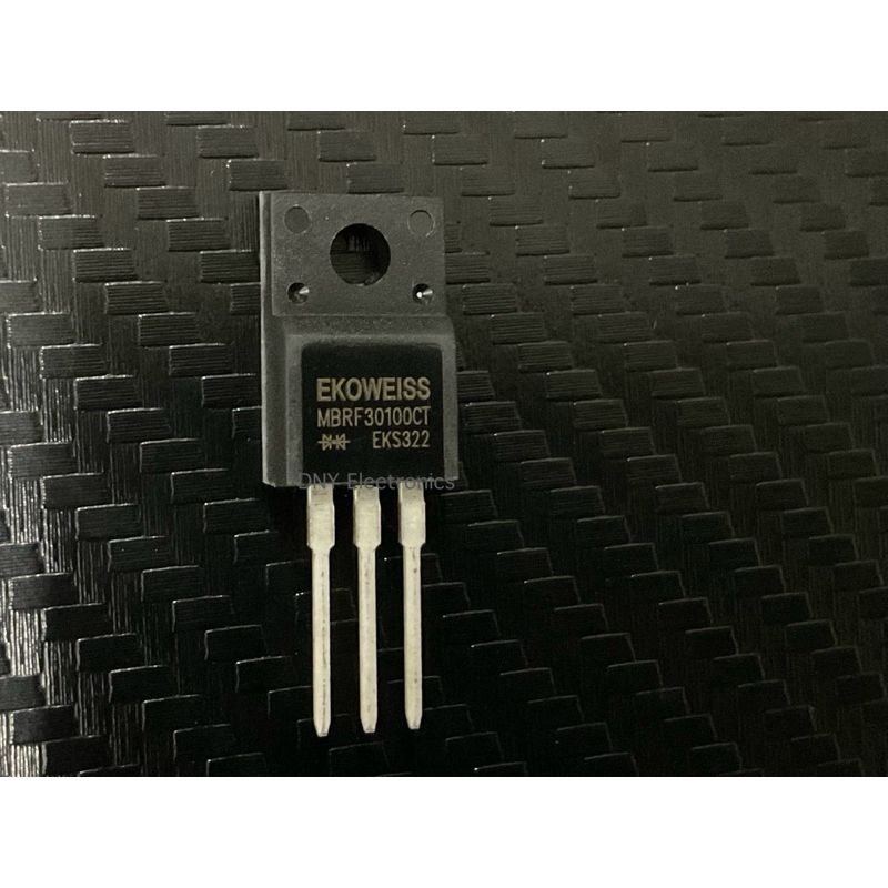 MBRF30100CT EKOWEISS TO-220F MBRF 30100CT 30100 HIGH CURRENT LOW VOLT SHOTTKY DIODE 30A100V NEW ORIG