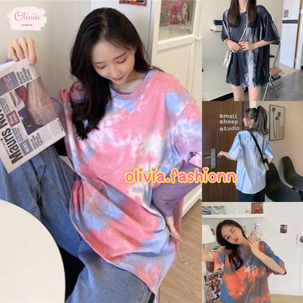 🍓Olivia🍓เสื้อ Oversize  ใส่สบาย สบาย สไตล์เกาหลี สุดคิ้วท์