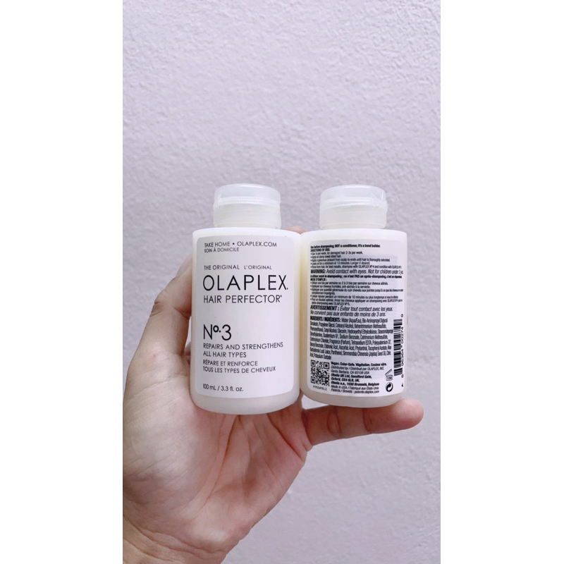 (1ขวด) Olaplex No.3 Hair Perfector 100ml. ทรีตเมนต์สูตรเข้มข้น