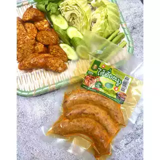 KETO ไส้อั่วหมูสมุนไพรคีโต ย่างหอมๆจากเมืองเหนือ คีโต-โลว์คาร์บทานได้
