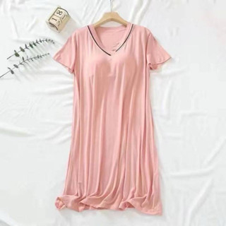 พร้อมส่ง🔥ชุดนอนกระโปรง มีบราในตัวใส่สบาย