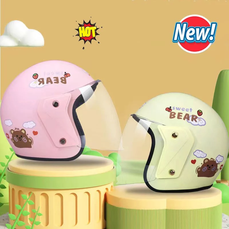 หมวกกันน็อคครึ่งใบ ป้องกันหมอก HD ซับในหนา กันลม กันน้ำ สำหรับรถจักรยานยนต์ thumbnail 4