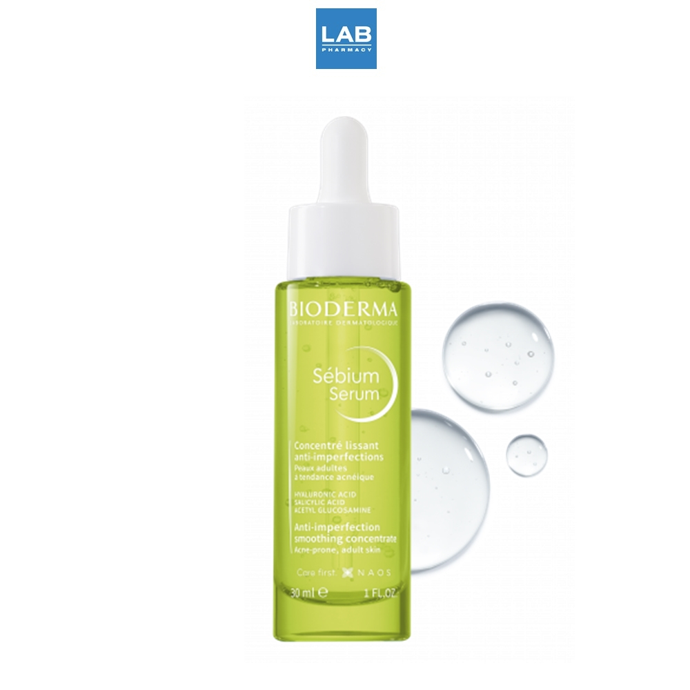 Bioderma Sebium Serum 30 ml. – ซีเบี่ยม ซีเบี่ยม เซรั่ม 30 มล. เซรั่มสำหรับผิวมีปัญหาสิว มีริ้วรอย และรูขุมขนกว้าง – โปรปัง