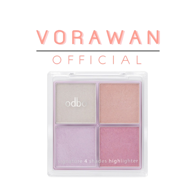 OD1318 ODBO(โอดีบีโอ) SIGNATURE 4 SHADES BLUSHER โอดีบีโอ ซิกเนเจอร์ โฟร์ เฉดส์ บลัชเชอร์