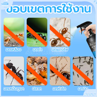 ยากำจัดมด ยาฆ่ามด กำจัดมด ยาฉีดมด ฆ่ามด 1สเปรย์มีผลทันที ป้องกันแมลงได้นาน 90 วัน ไม่มีสารเคมี ไม่เป็นอันตรายต่อคน