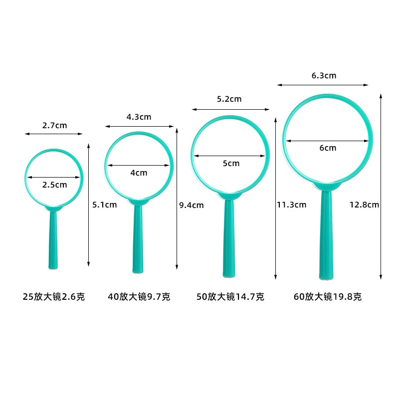 Magnifying glass for kids แว่นขยายเพื่อการเรียนรู้สำหรับเด็กแนวmontessori แว่นขยายพกพา sensory play ราคา ถูกที่สุด ดีลบีเคเค แกลเลอรีภาพที่ 4