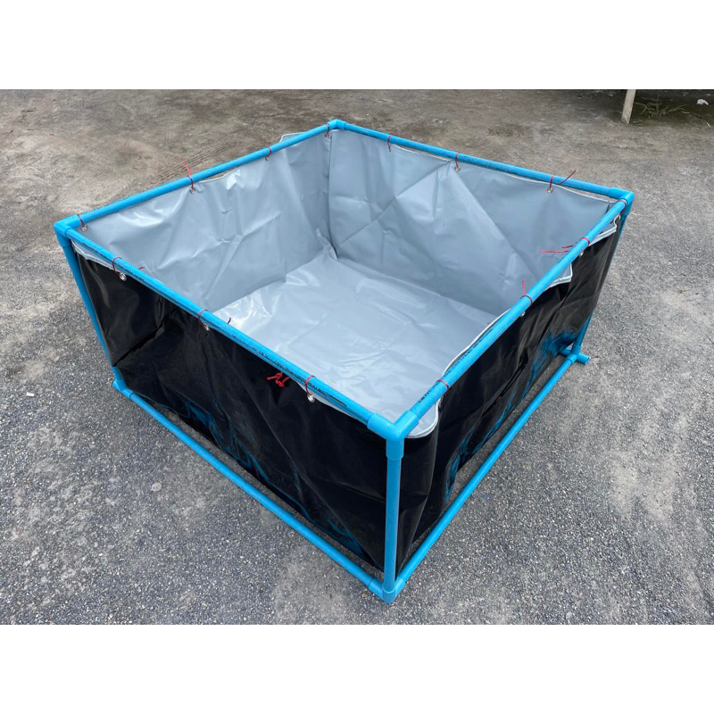 กระชังบก ขนาด 1×1 เมตร สูง 50 ซม. ตอกตาไก่