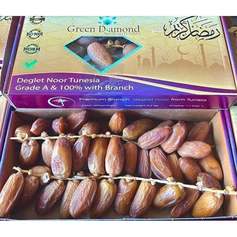 อินทผาลัม Green Daimond  400g. แค่กล่องละ 89฿