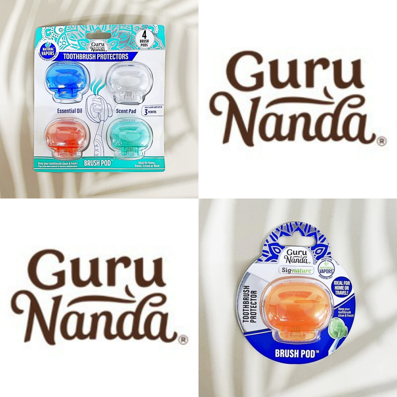 [Guru Nanda®] Toothbrush Protectors 1 or 4 Brush Pods ฝาครอบแปรงสีฟัน