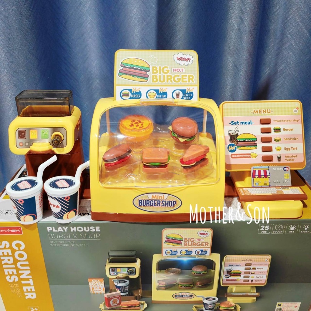 ของเล่นร้านขายเค้กเซ็ตใหญ่ มีไฟ -เสียง