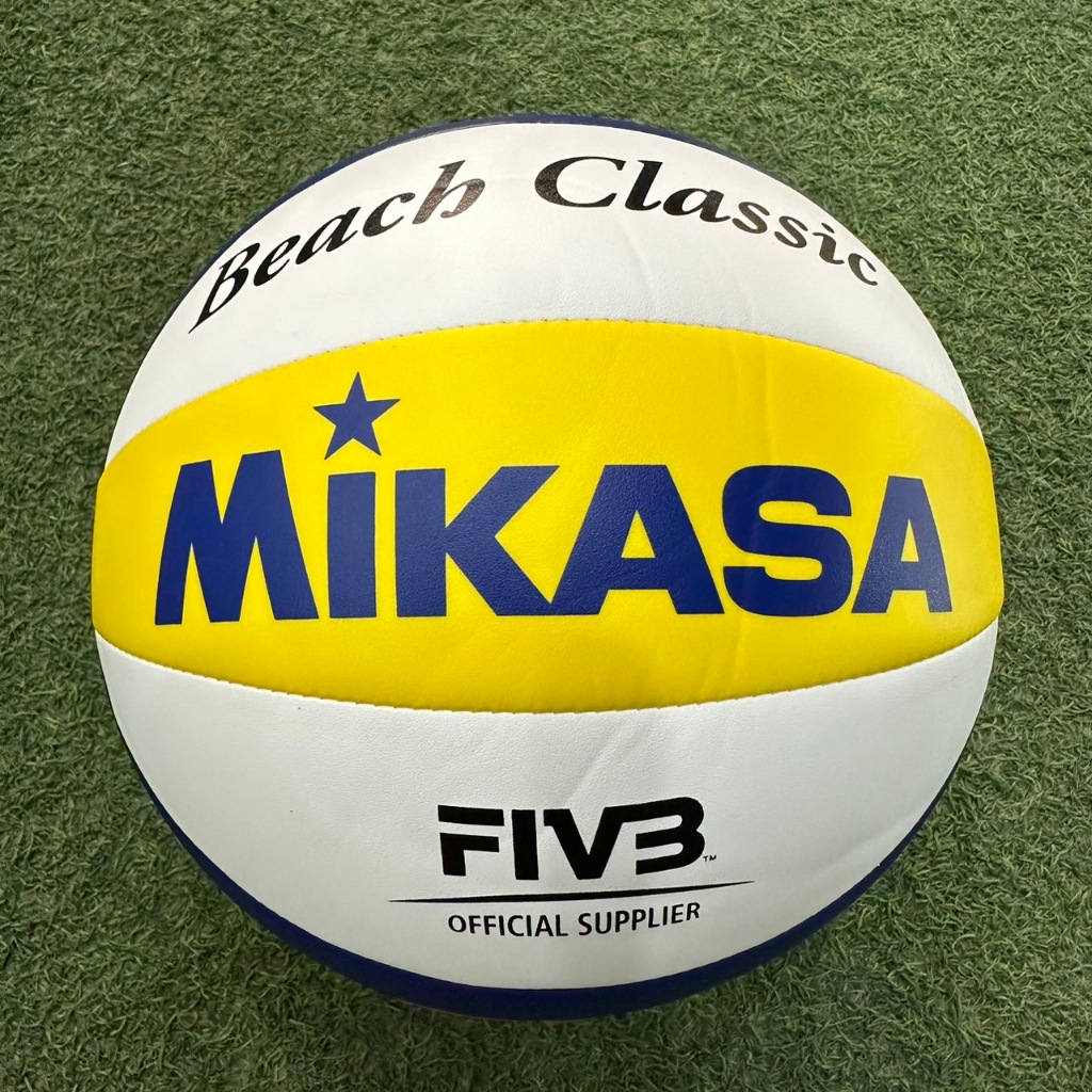 MIKASA BV552C-WYBR Beach Classic Volleyball Ball ลูกวอลเลย์บอล วอลเลย์บอล ชายหาดหนังเย็บ ของแท้ 100%