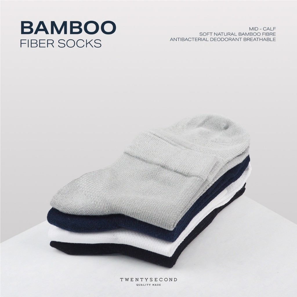 TWENTYSECOND ถุงเท้าผสมใยไผ่ Bamboo Fiber Socks