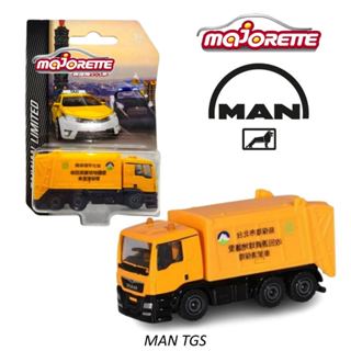 (รถนอกแพ็ค) โมเดลรถเหล็ก majorette รถขยะ ฮ่องกง ยี่ห้อ MAN T…
