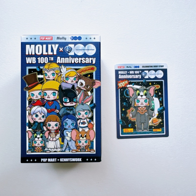 Popmart Molly- WB100th Anniversary -Tom in Tom and Jerry