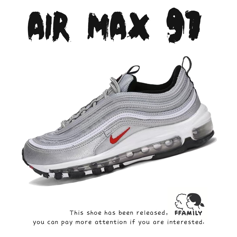 รุ่นนี้ฮิตมากกก NIKE AIR MAX 97 Silver Bullet Sneakers ของแท้