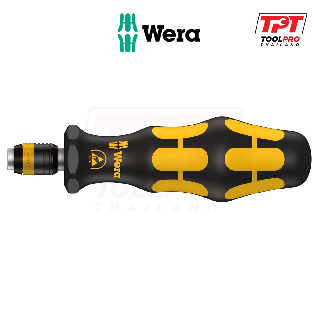 Wera ด้ามไขควง ESD 119mm 816R Rapidaptor Bitholding Screwdriver (05051464001) 816 R